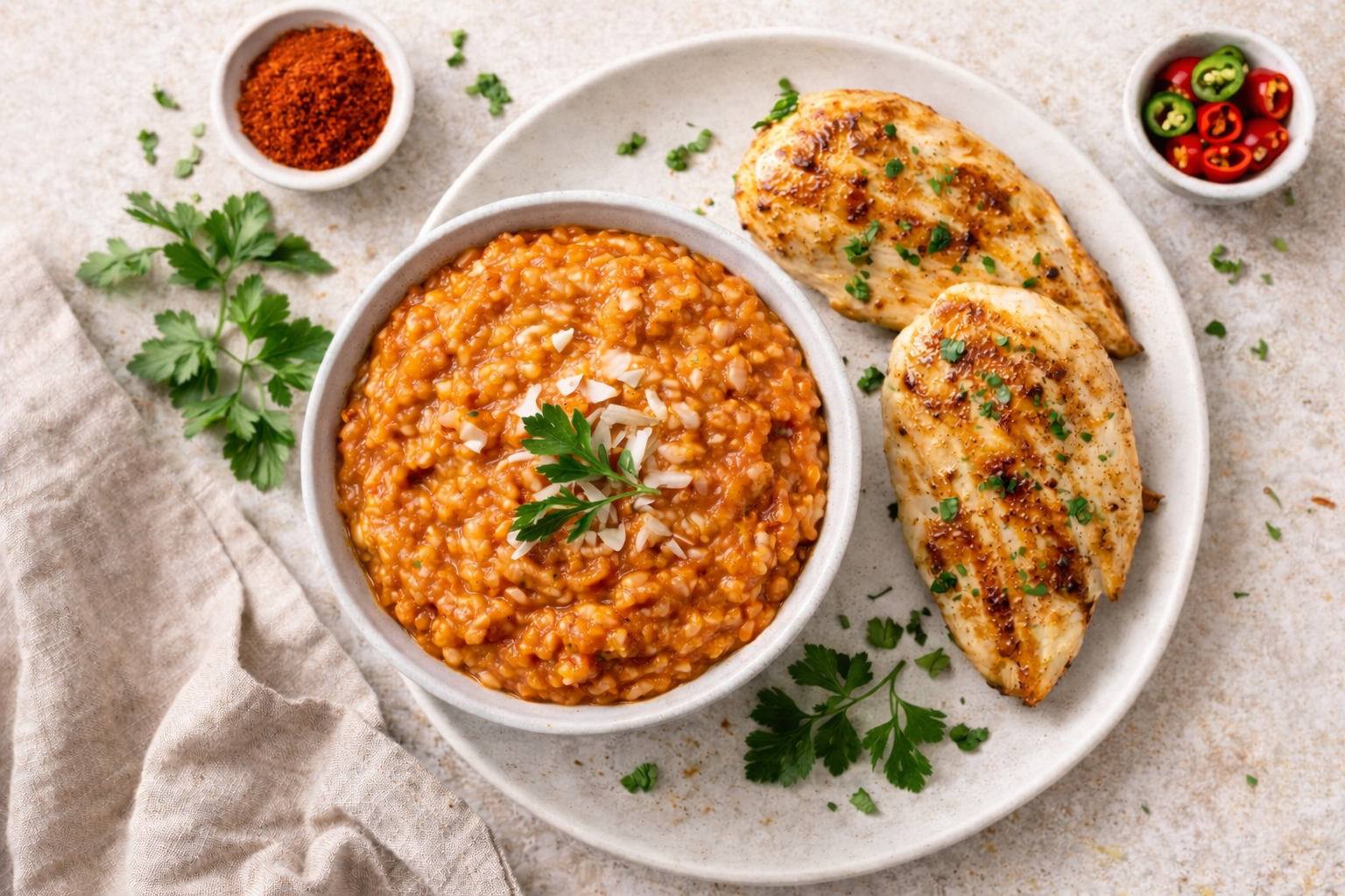 Paprikás csirke rizottó (2) (002)